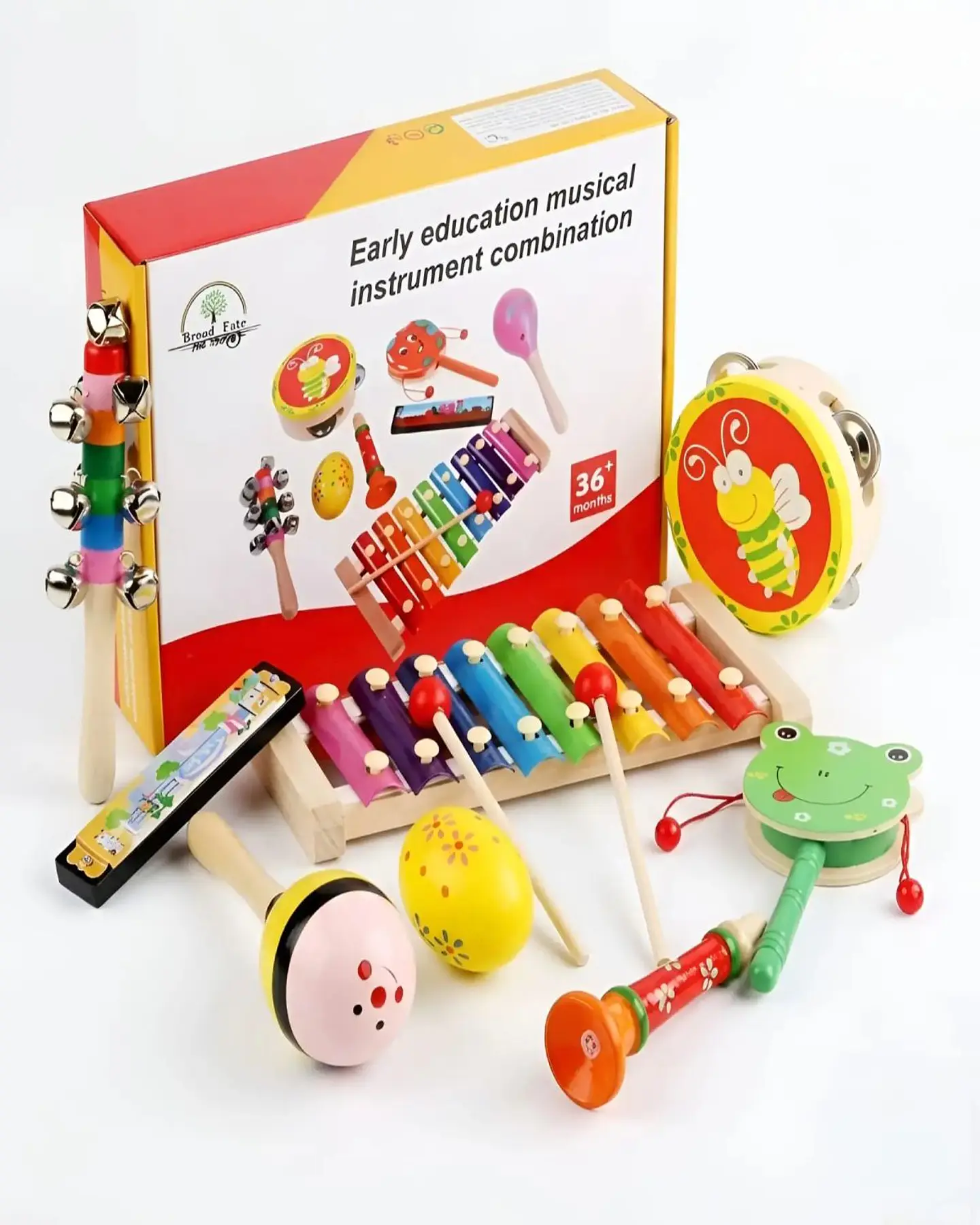 Set de Instrumentos Musicales de Madera para Niños 6