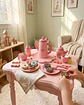 Set de Té de Madera Infantil - Juego de Té y Pastelería con Accesorios - Miniatura 1