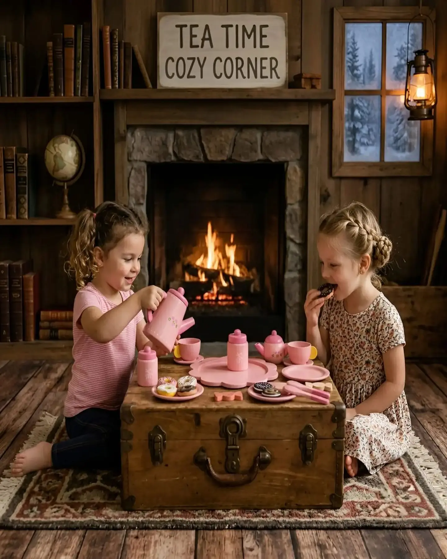 Set de Té de Madera Infantil - Juego de Té y Pastelería con Accesorios 3