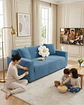 Funda De Sofa 1 Cuerpo Tela Polar Elastico Suave - Miniatura 1