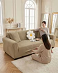 Funda De Sofa 3 Cuerpos Tela Polar Elastico Suave - Miniatura 3