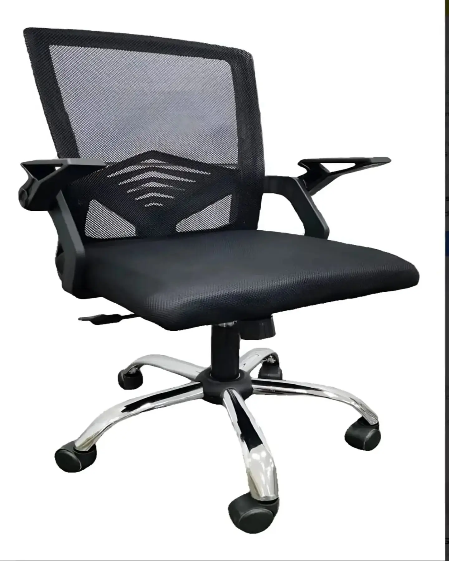 Silla de Escritorio Ergonómica con Apoyabrazos Abatibles 6