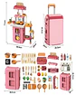 Set Cocina De Juguete 3 En 1 Mobile Kitchen Maleta Con Accesorios - Miniatura 7