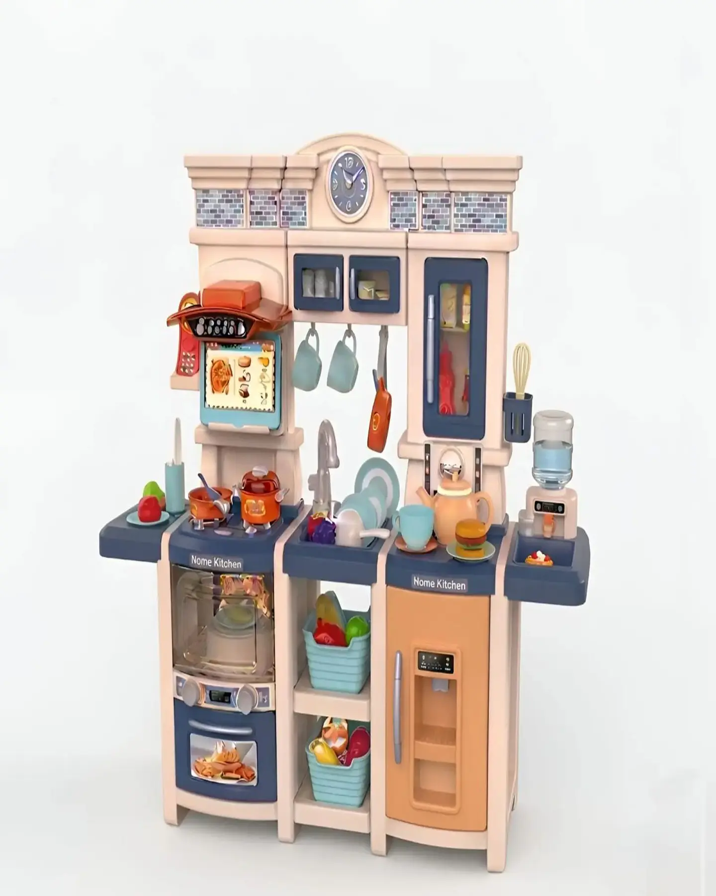Cocina De Juguete Infantil Home Kitchen 108 Piezas Con Sonido Y Agua 5
