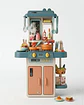 Cocina de Juguete Infantil 55 Piezas con Luz Sonido y Agua 63 cm Azul - Miniatura 6
