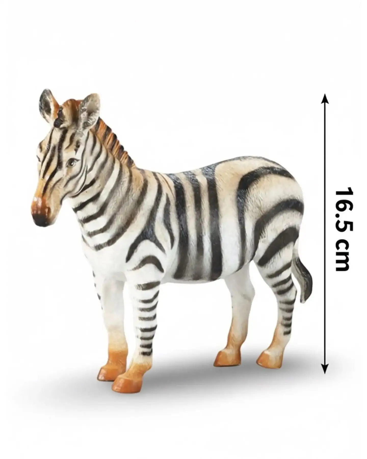 Figura Cebra Realista Decorativa Coleccionable 16,5 cm de Alto 5