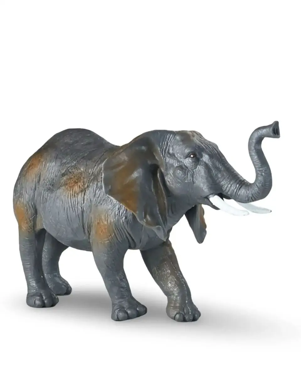 Figura Elefante Realista Decorativa Coleccionable 14 cm de Alto 3