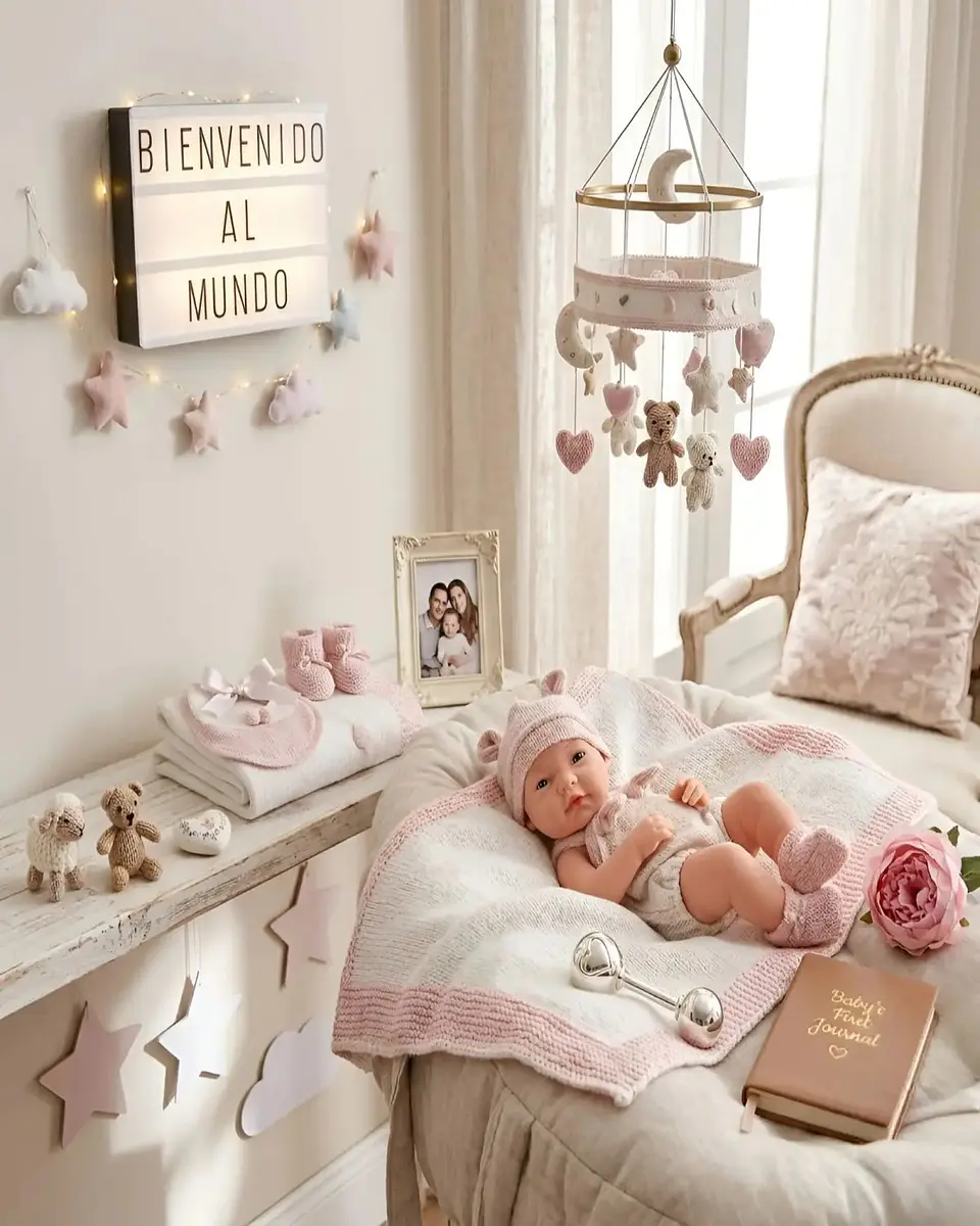 Muñeco Recién Nacido Reborn con Accesorios 2