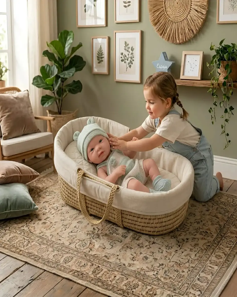 Muñeco Bebé Realista con Accesorios Recién Nacido 2