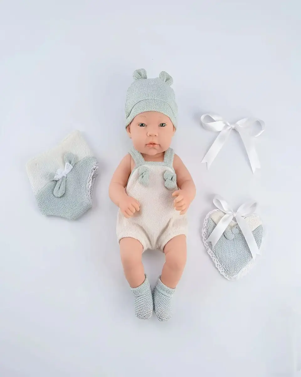 Muñeco Bebé Realista con Accesorios Recién Nacido 6