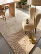 Alfombra Decorativa Jacquard con Textura Orgánica 160x200 - Miniatura 5