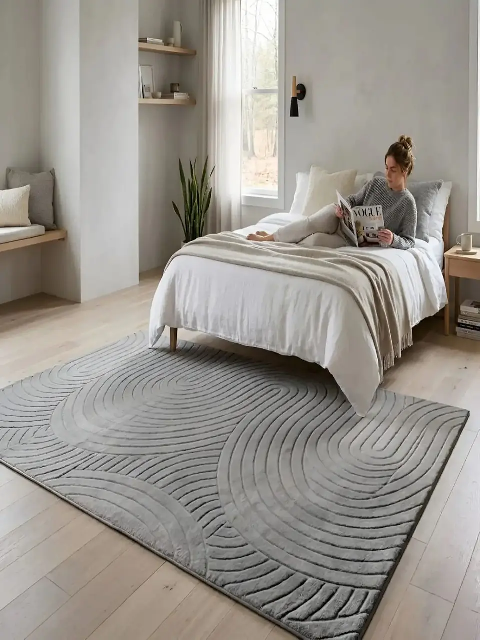 Alfombra Decorativa con Relieve Jacquard 240x200 1