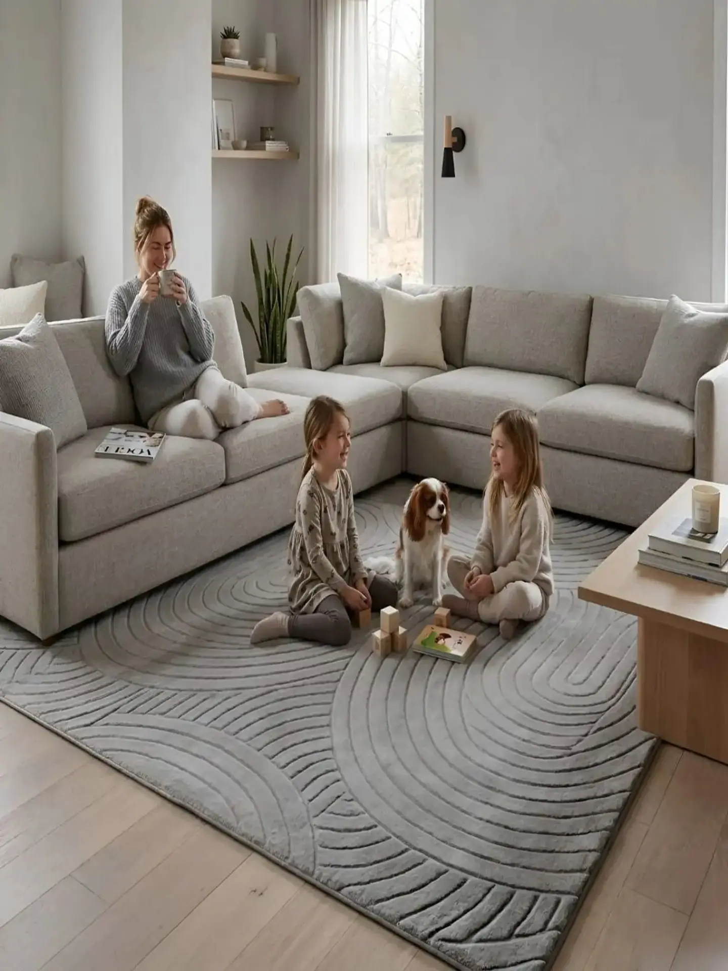 Alfombra Decorativa con Relieve Jacquard 240x200 4
