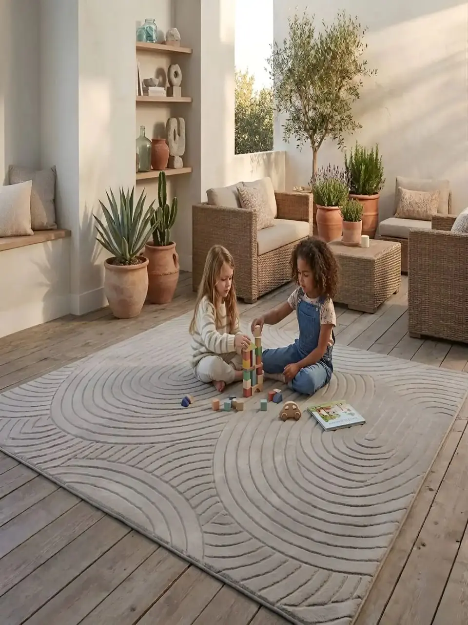 Alfombra Decorativa con Relieve Jacquard 240x200 5