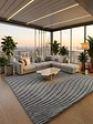 Alfombra Decorativa con Relieve Jacquard 240x200 - Miniatura 7