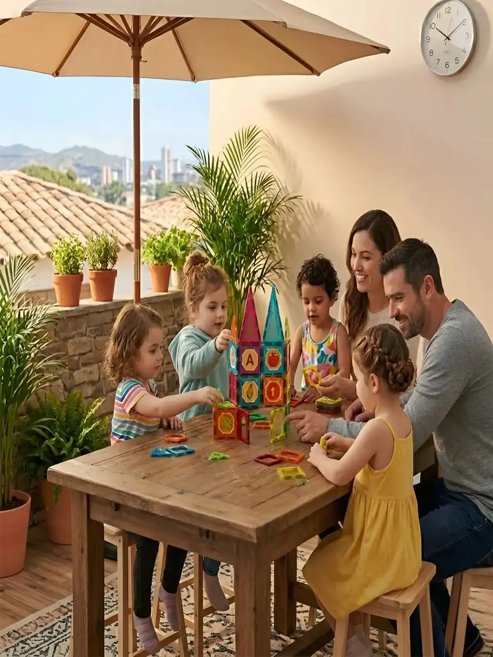 Set de Bloques Magnéticos de Construcción 32 Piezas 6