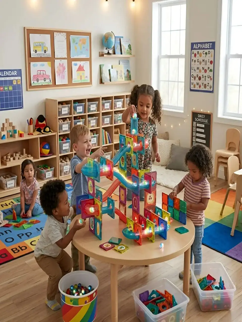 Set Magnético Marble Run - Pista de Canicas 125 Piezas 5