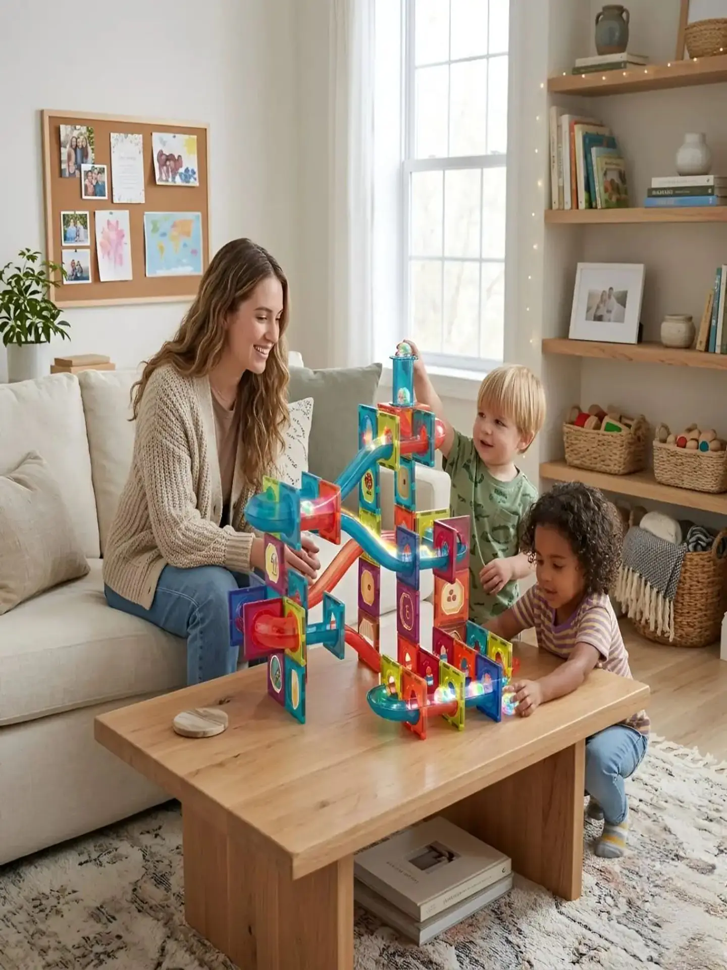 Set Magnético Marble Run - Pista de Canicas 125 Piezas 6