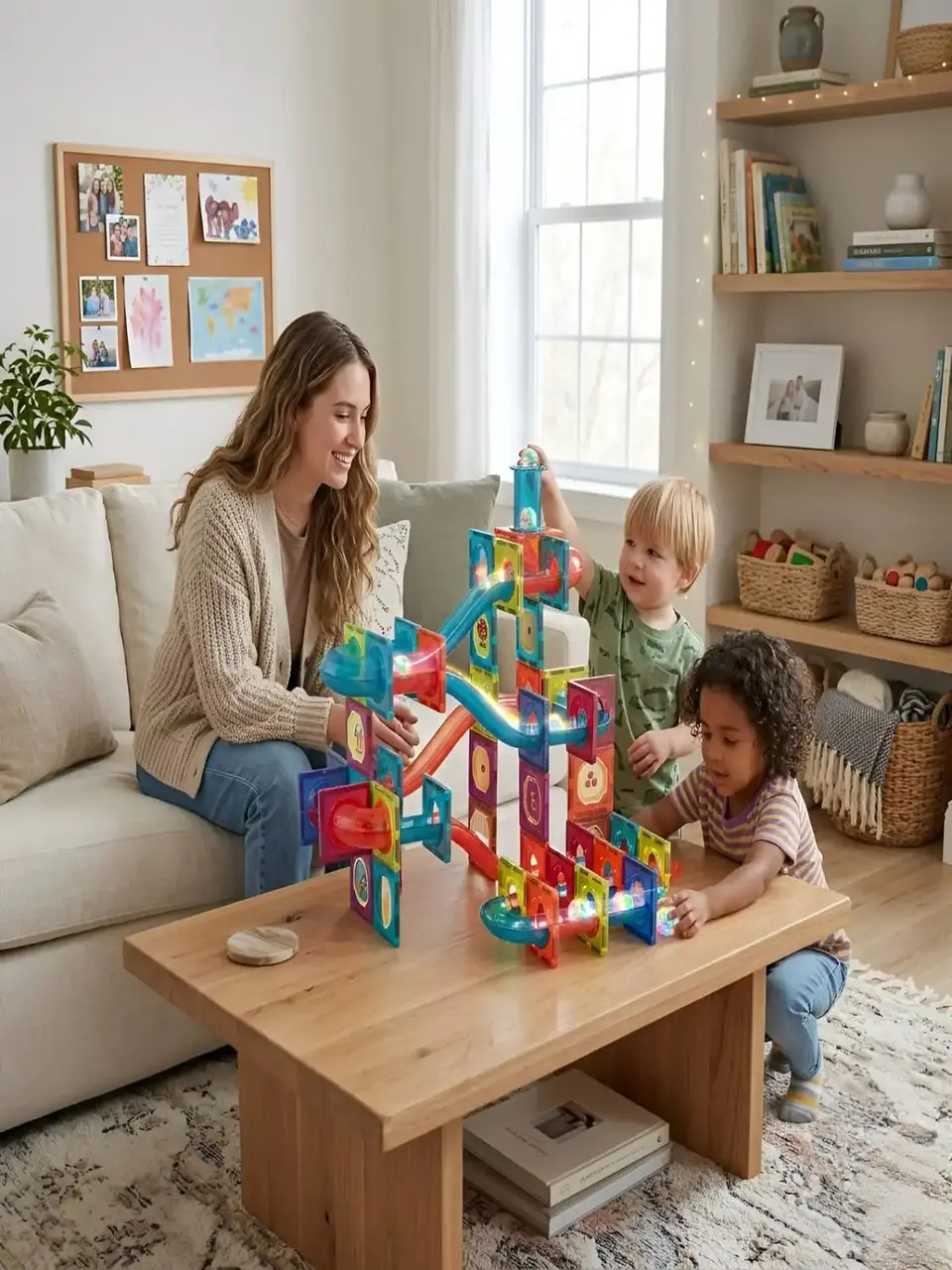 Set Magnético Marble Run - Pista de Canicas 125 Piezas 6