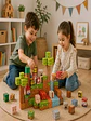 Set de Bloques Magnéticos 84 Piezas Juego de Construcción - Miniatura 3