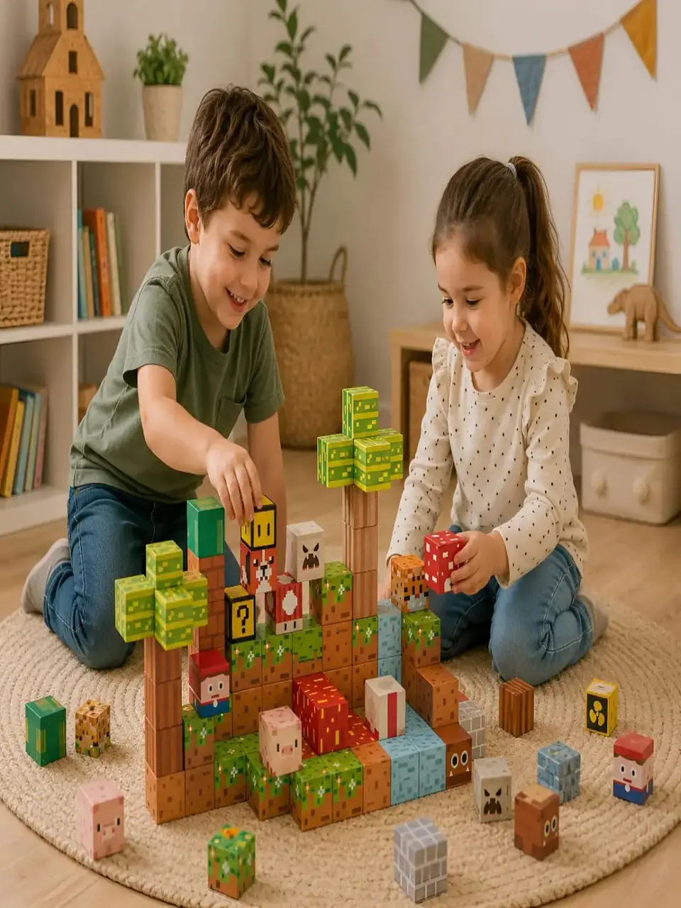 Set de Bloques Magnéticos 84 Piezas Juego de Construcción 3