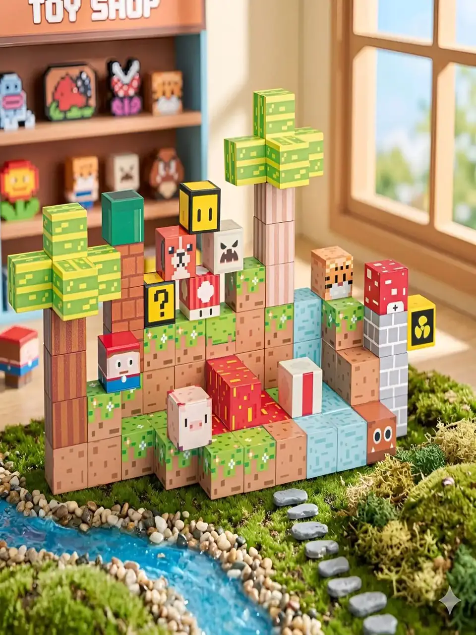 Set de Bloques Magnéticos 84 Piezas Juego de Construcción 4