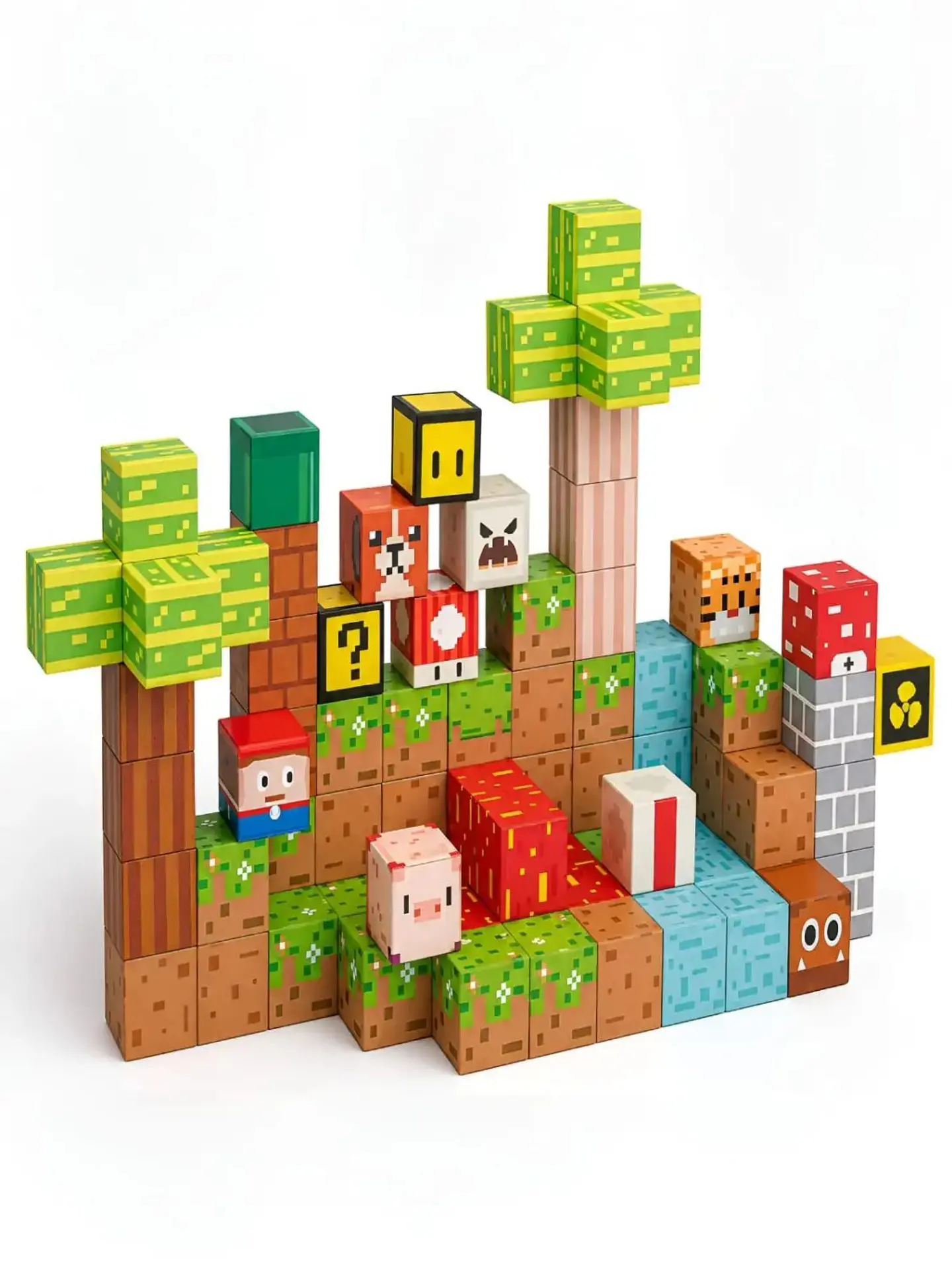 Set de Bloques Magnéticos 84 Piezas Juego de Construcción 6