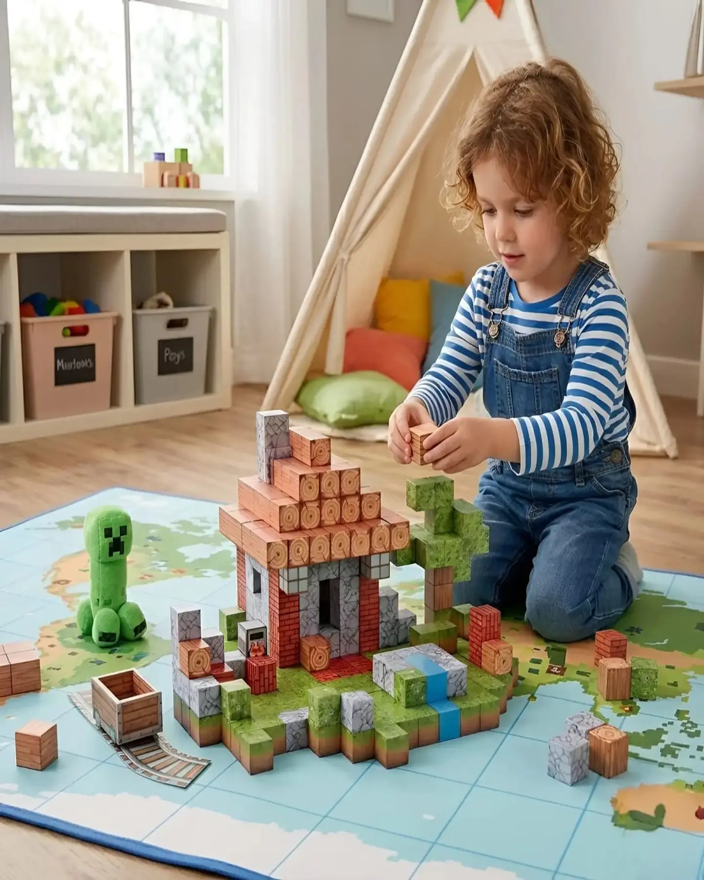 Cubos Magnéticos de Construcción 312 Piezas 4