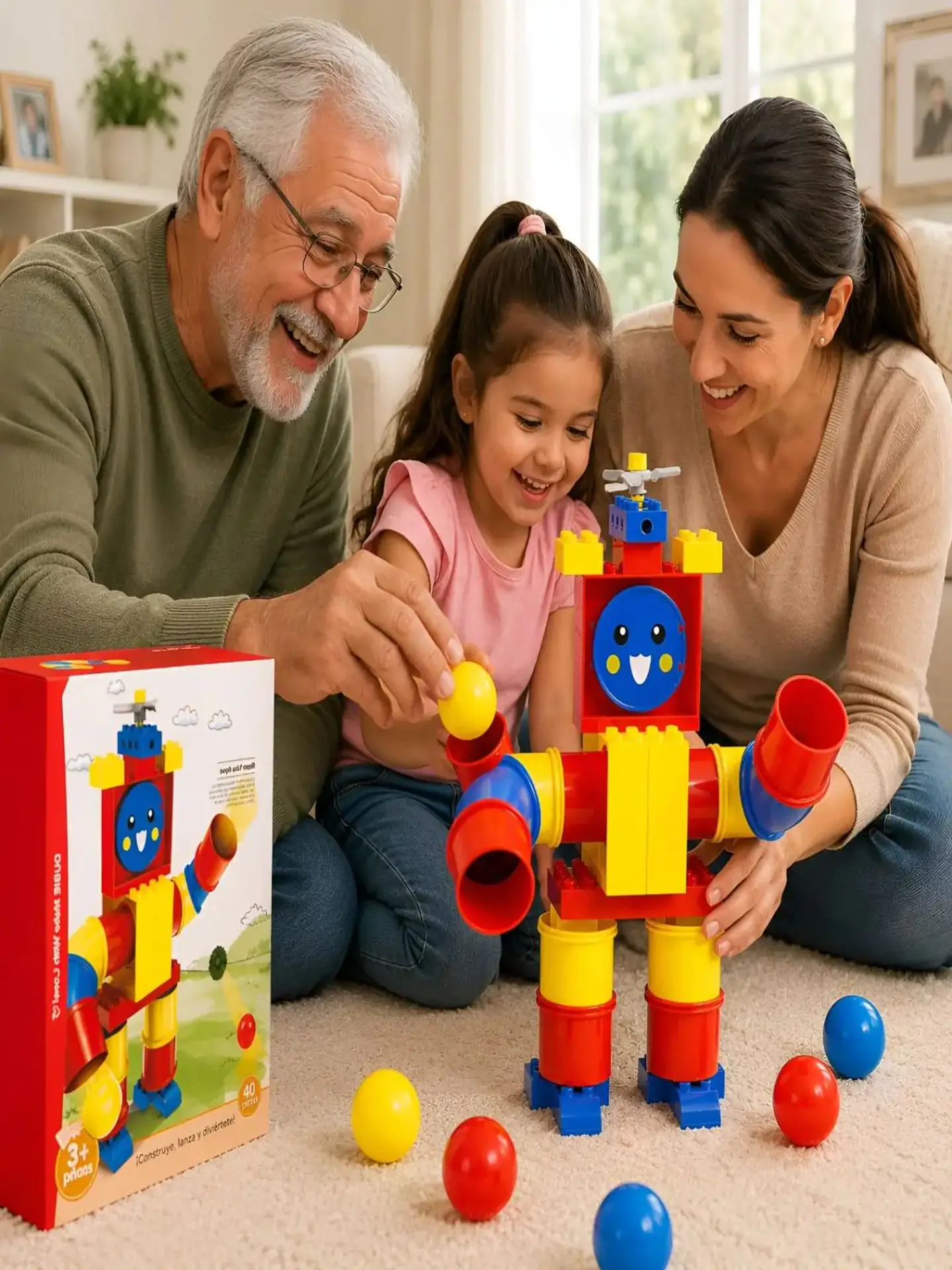 Set de Bloques de Construcción Robot Didáctico Interactivo 2