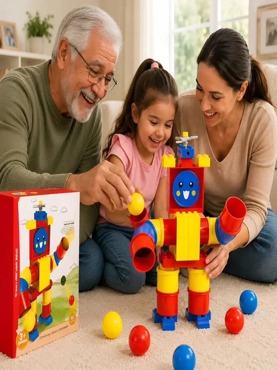 Set de Bloques de Construcción Robot Didáctico Interactivo 2