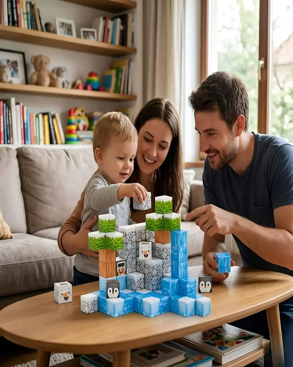Set de Bloques Magnéticos 66 Piezas Cubos de Construcción 3