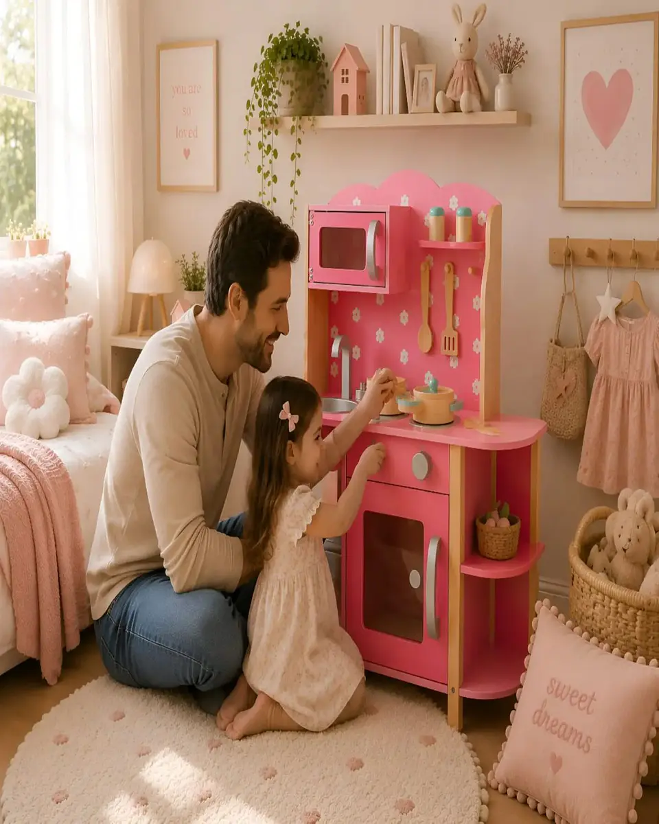 Cocina de Madera Infantil con Accesorios 5