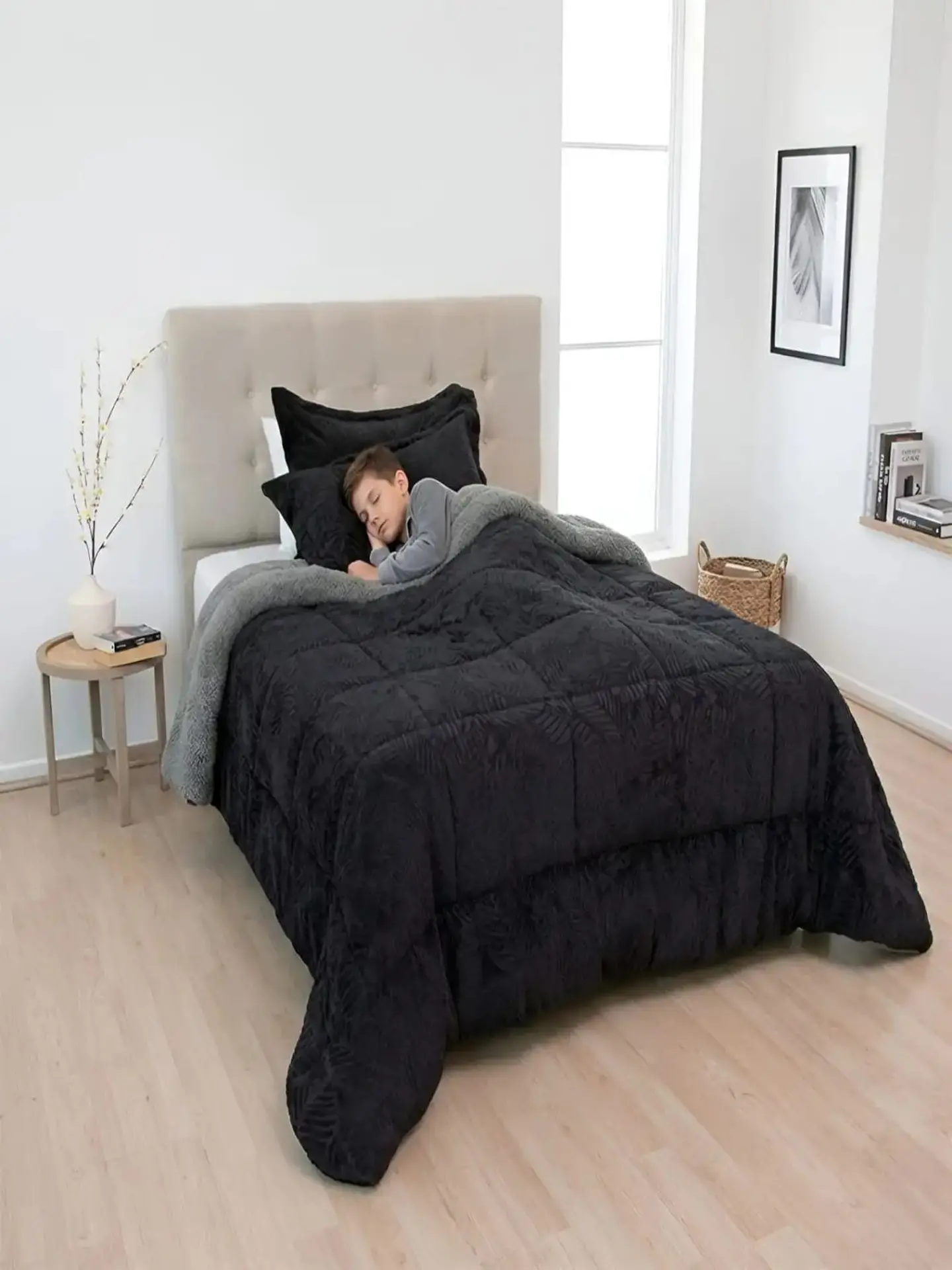 Cubrecama Outboss Deluxe Sherpa 1.5 Plazas 1