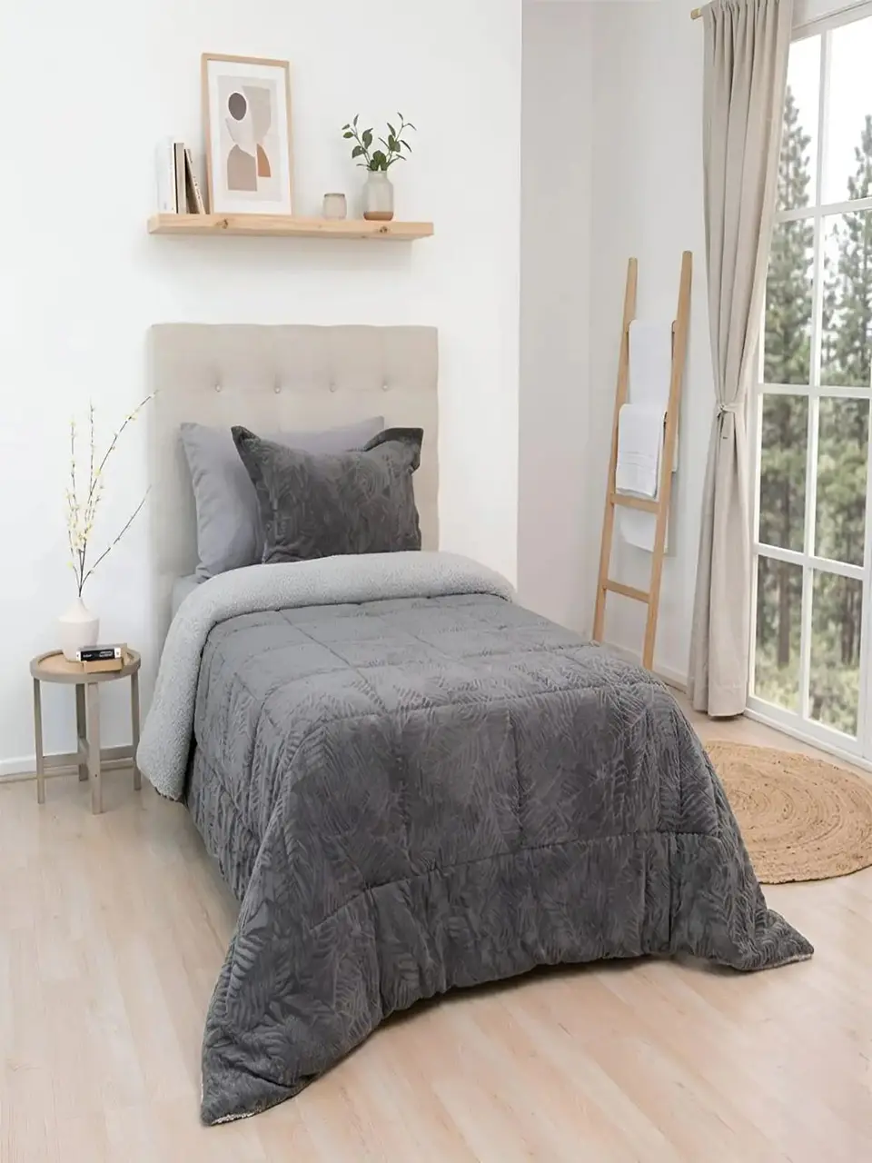 Cubrecama Outboss Deluxe Sherpa king 5