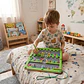 Laberinto Magnético de Madera Ciudad y Alfabeto Juguete Educativo Montessori - Miniatura 6