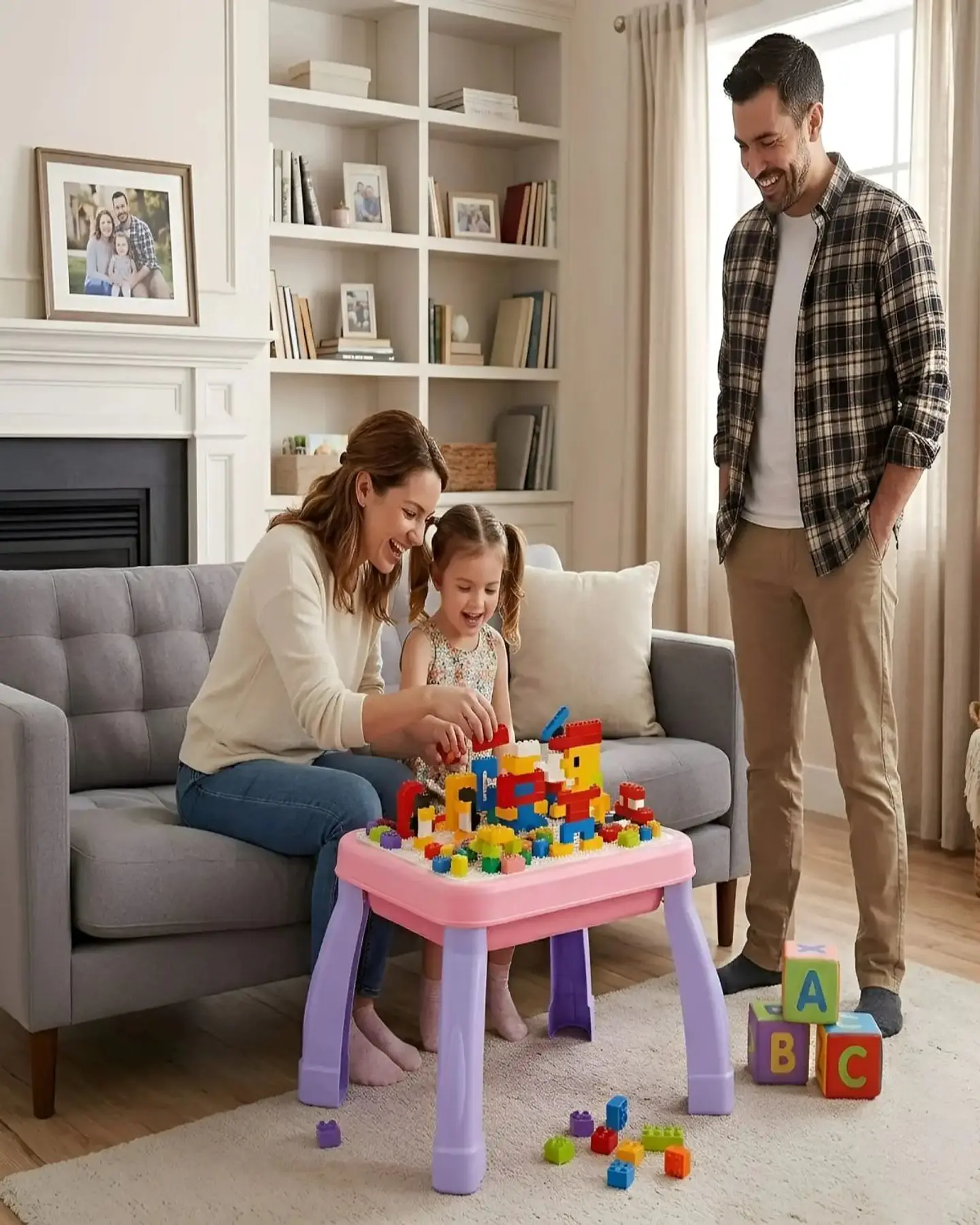 Mesa Didáctica Infantil Para Bloques De Construcción 5