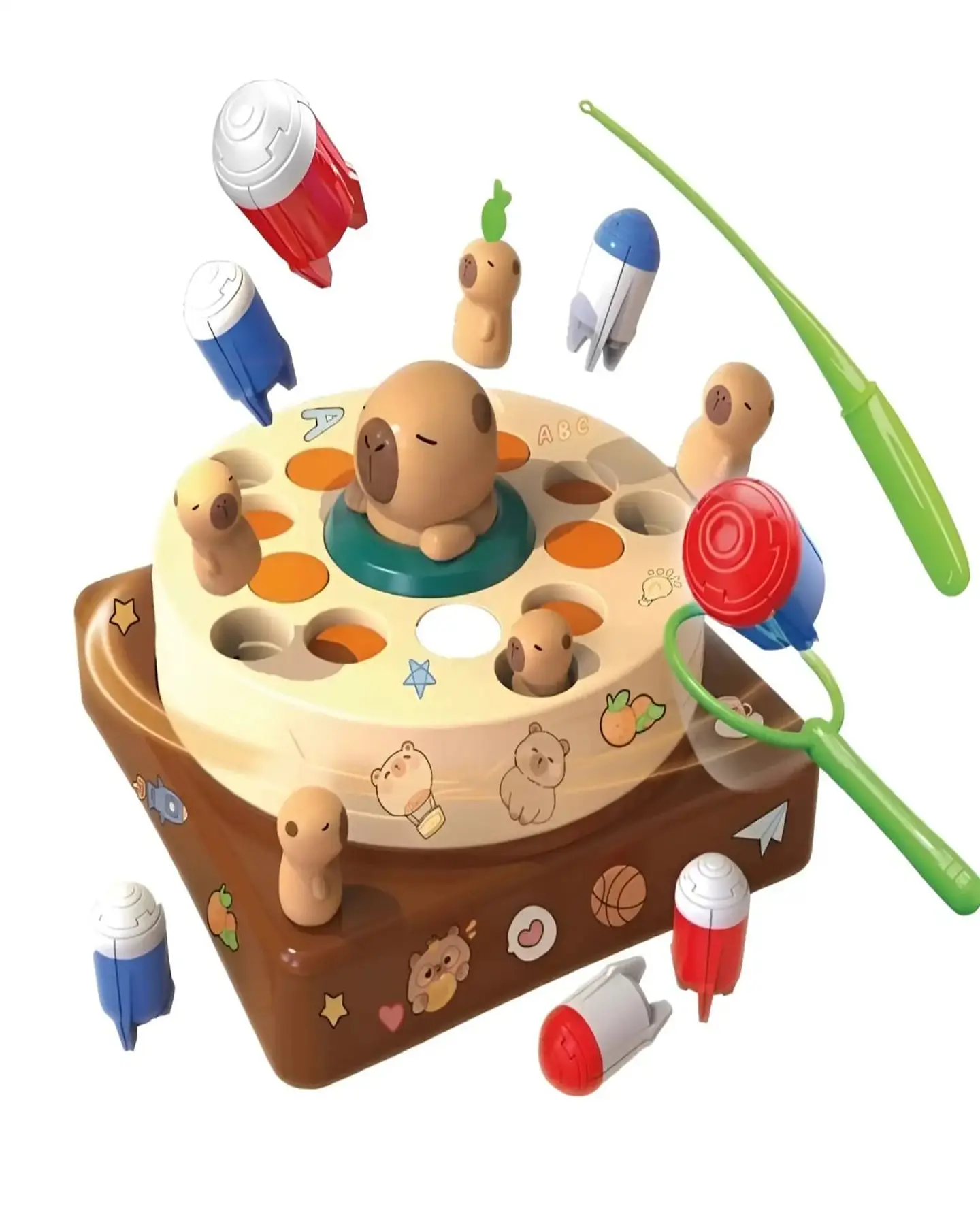 Juego Didáctico Atrapa al Capibara Interactivo con Música y Luces 6