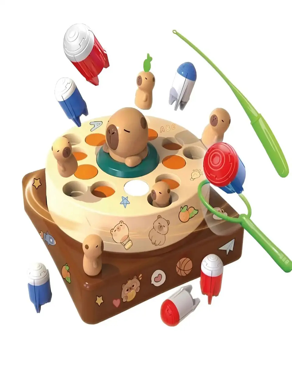 Juego Didáctico Atrapa al Capibara Interactivo con Música y Luces 6