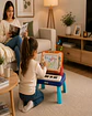 Estación de Arte y Música 2 en 1 Pizarra Mágica y Piano Infantil - Miniatura 4