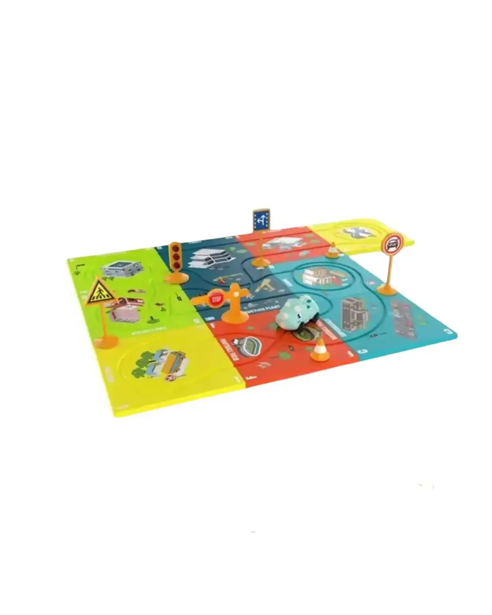 Pista Magnética de Juguete Ciudad Armable Didáctica 6
