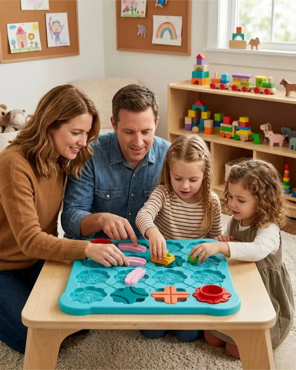 Juego de Mesa Laberinto Pista de Habilidad Infantil 6