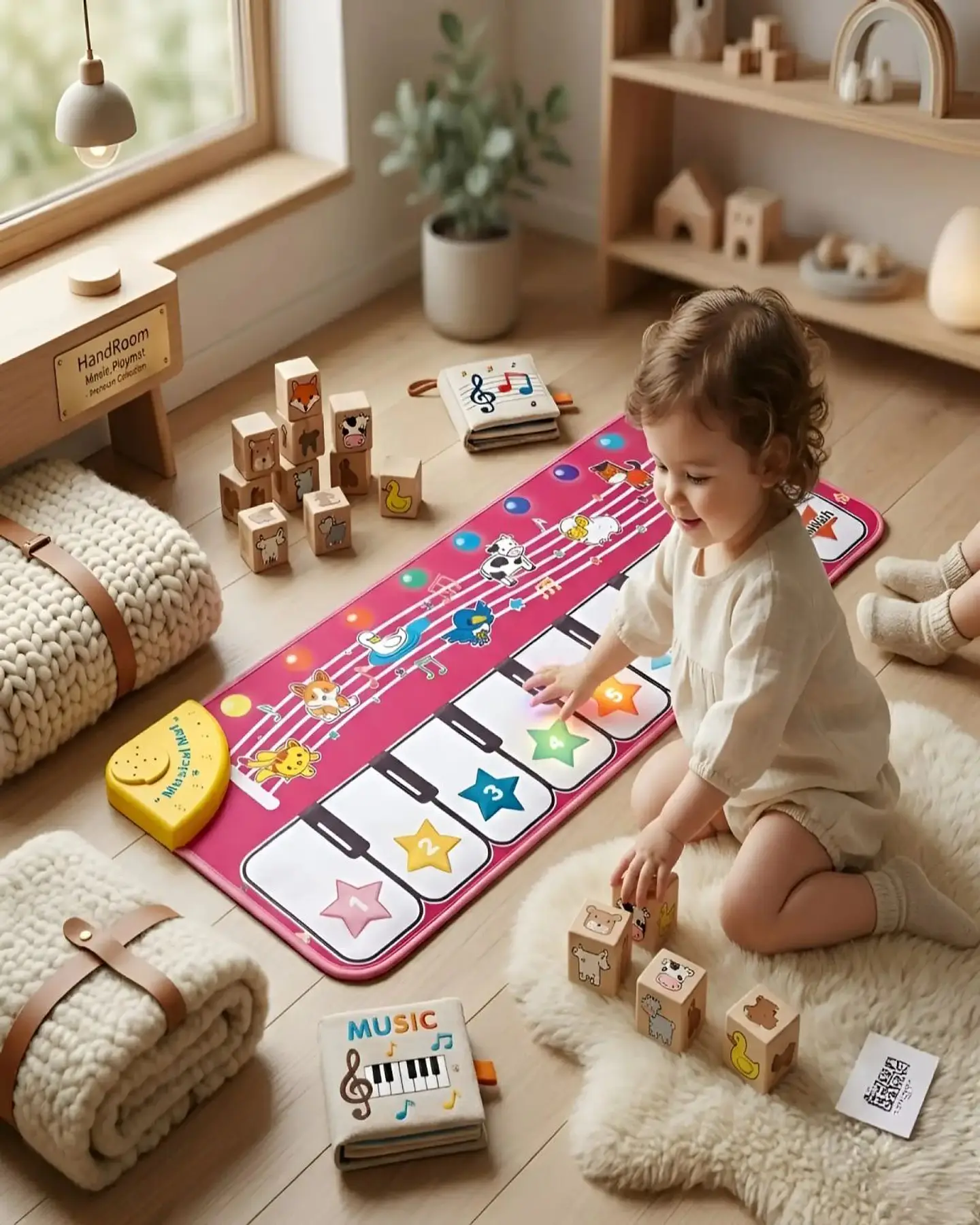 Alfombra Musical Sensorial para Niños y Bebés 1
