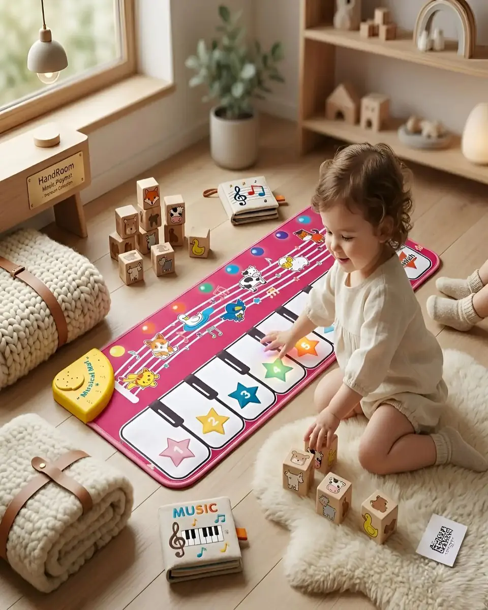 Alfombra Musical Sensorial para Niños y Bebés 1