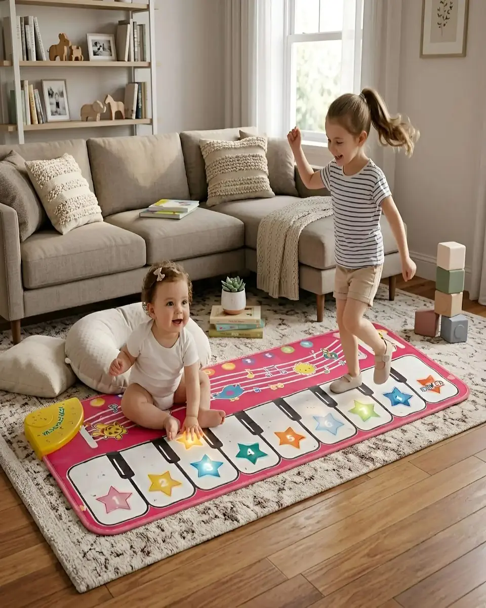 Alfombra Musical Sensorial para Niños y Bebés 2