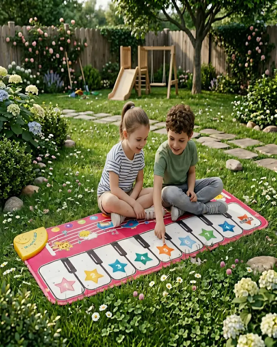 Alfombra Musical Sensorial para Niños y Bebés 6