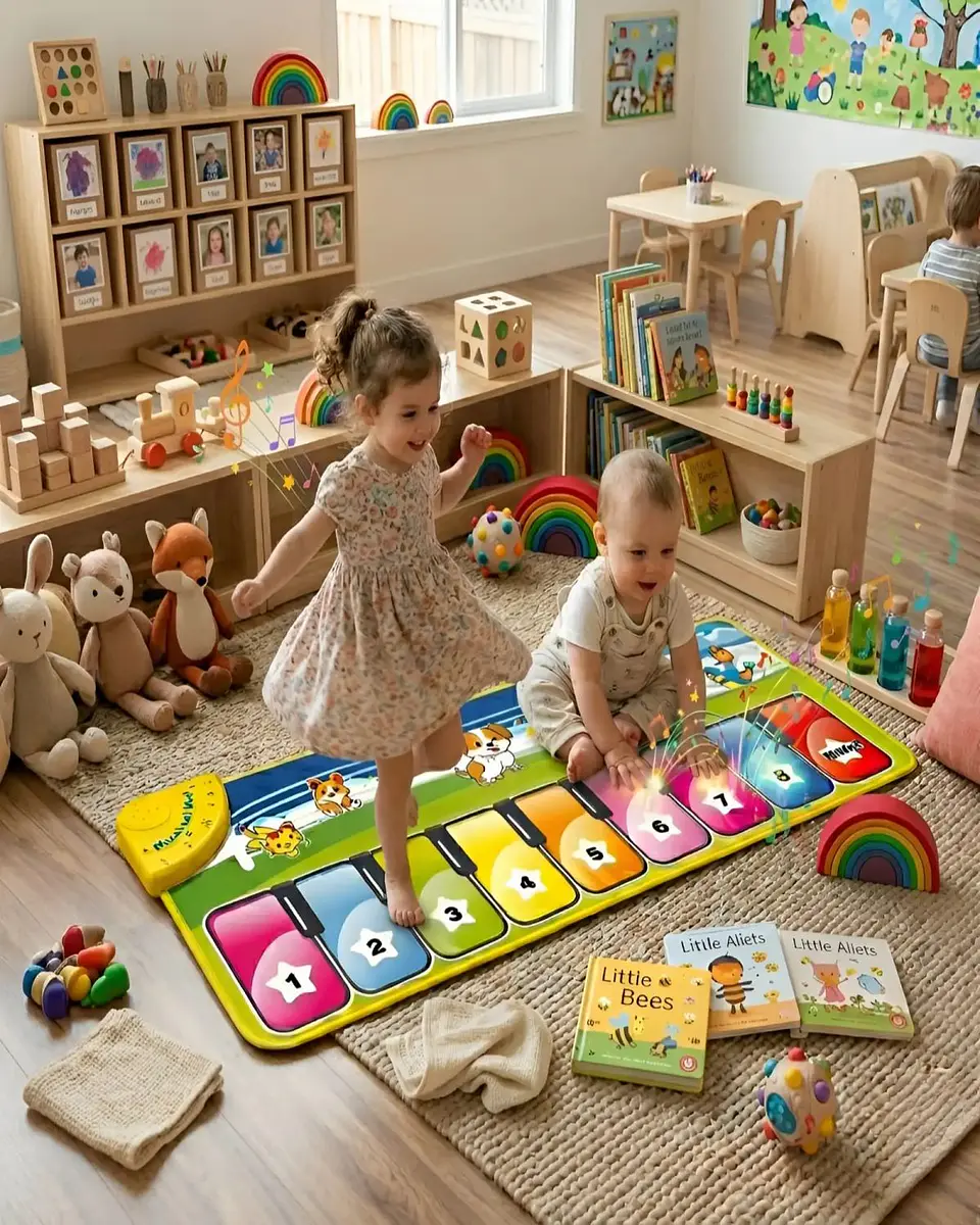 Alfombra Musical Sensorial para Niños y Bebés 2