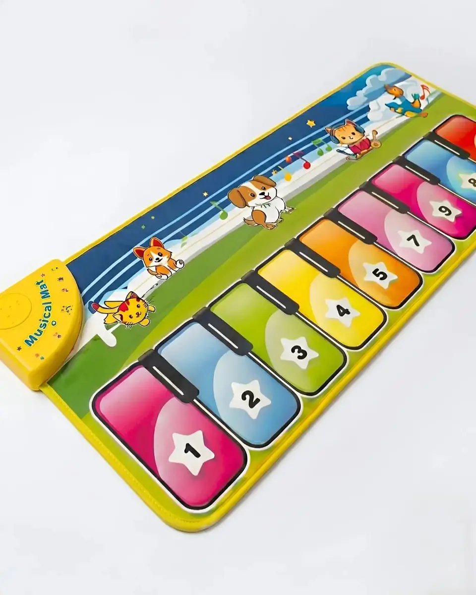 Alfombra Musical Sensorial para Niños y Bebés 6