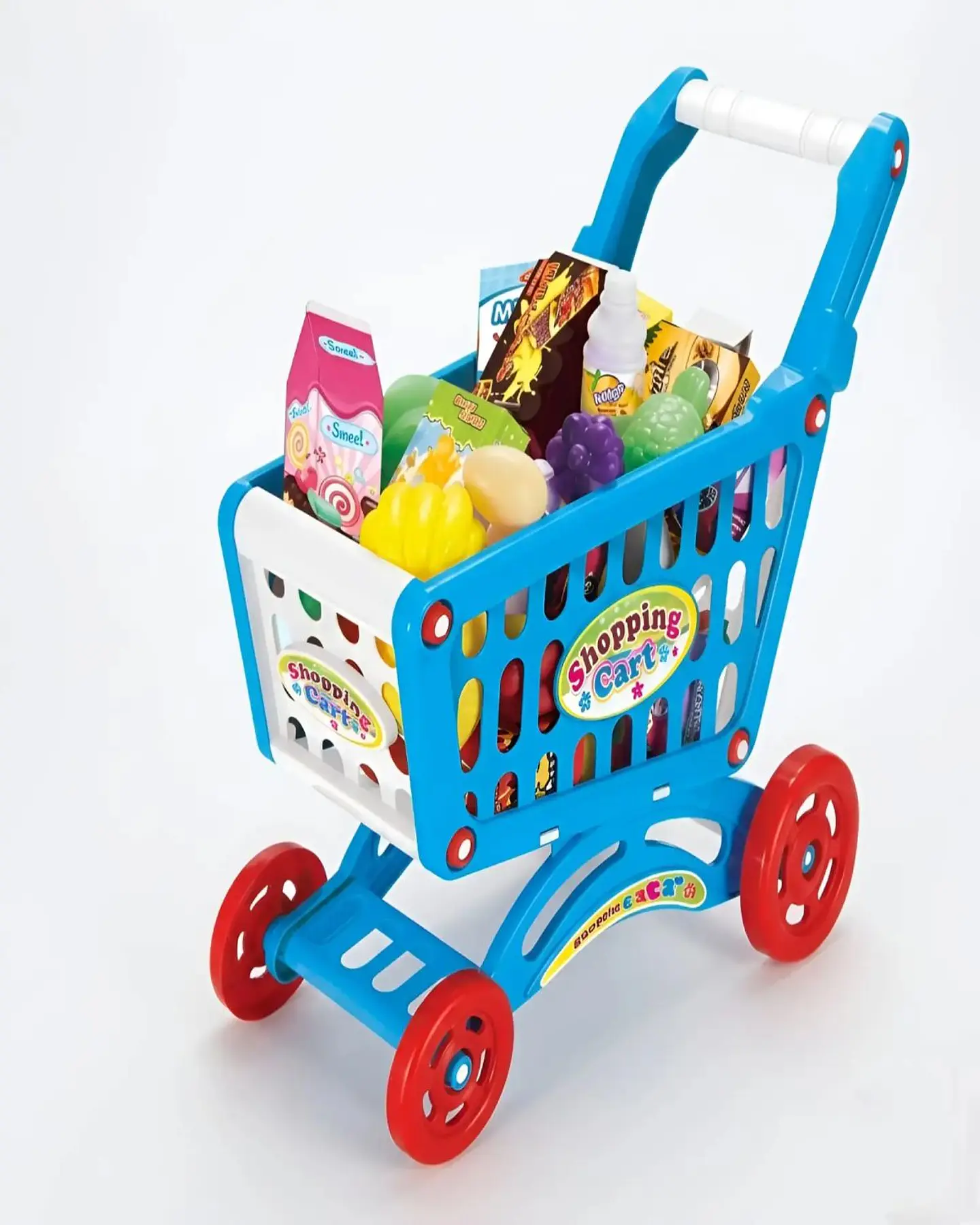 Carrito de Supermercado de Juguete con Accesorios Infantil 3