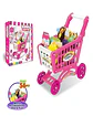 Carrito de Supermercado de Juguete con Accesorios Infantil - Miniatura 3