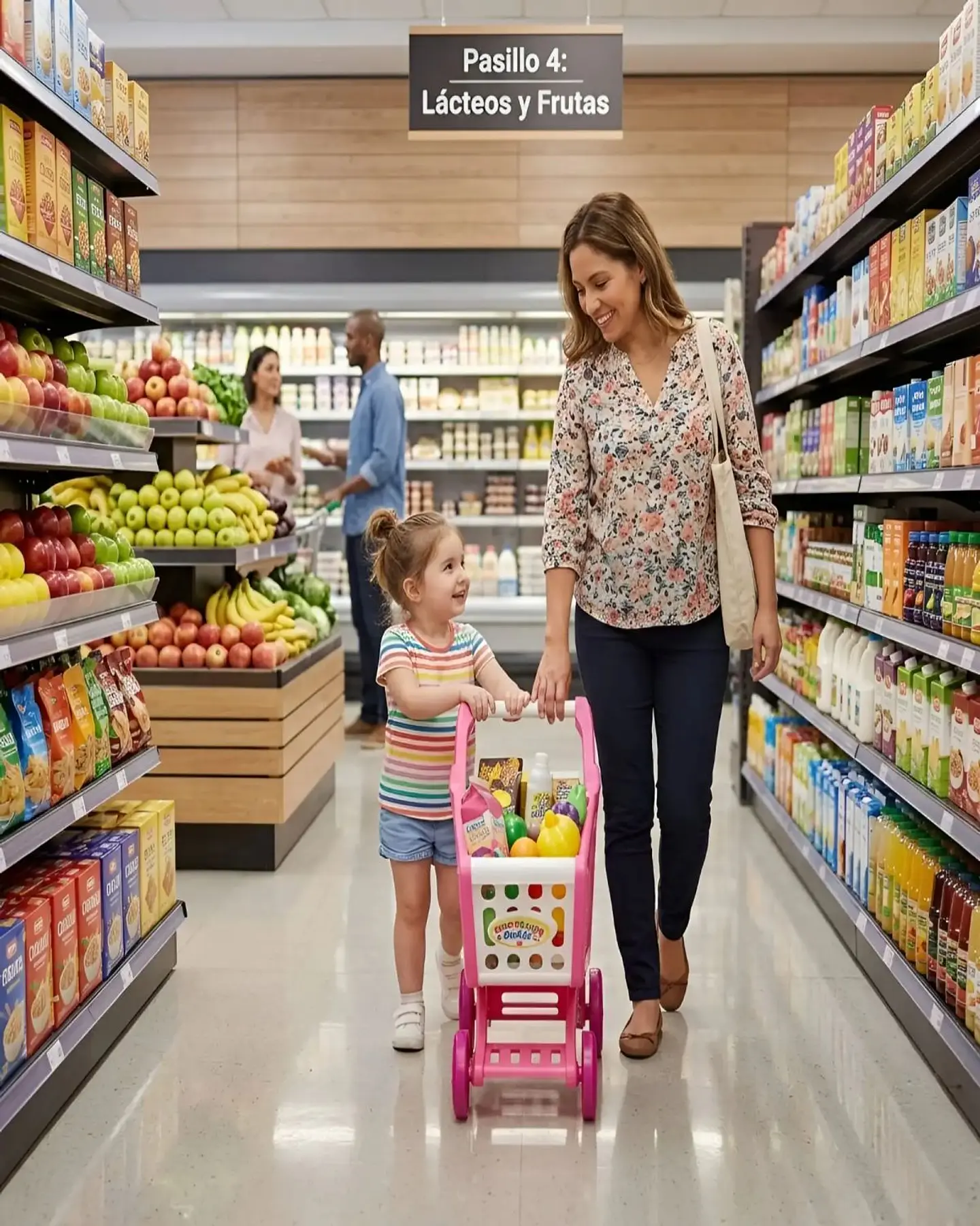 Carrito de Supermercado de Juguete con Accesorios Infantil 5